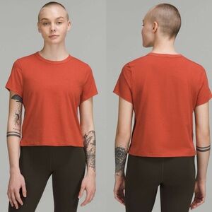 Lululemon Classic-Fit Cotton-Blend T-Shirt
Red Rock